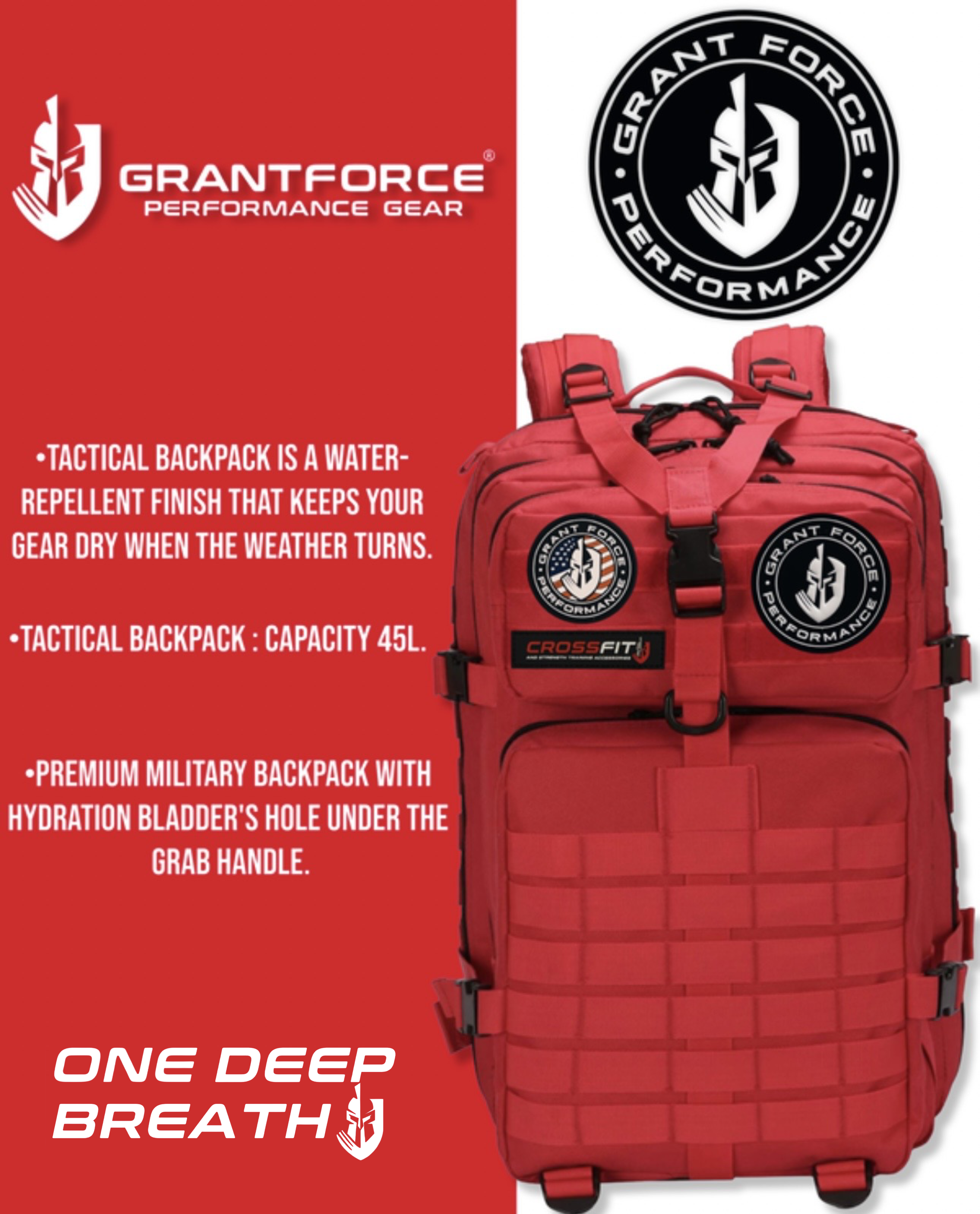 GFP Military BACKPACK – Grant Force Performance