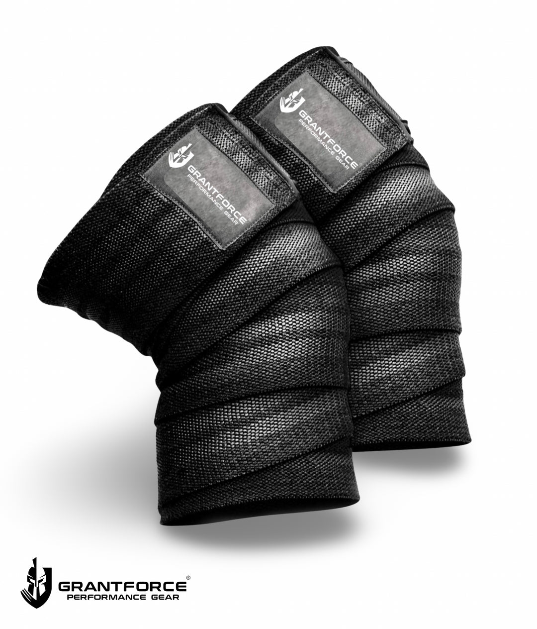 Knee Wraps - Black/Red - 200CM Gorilla Wear